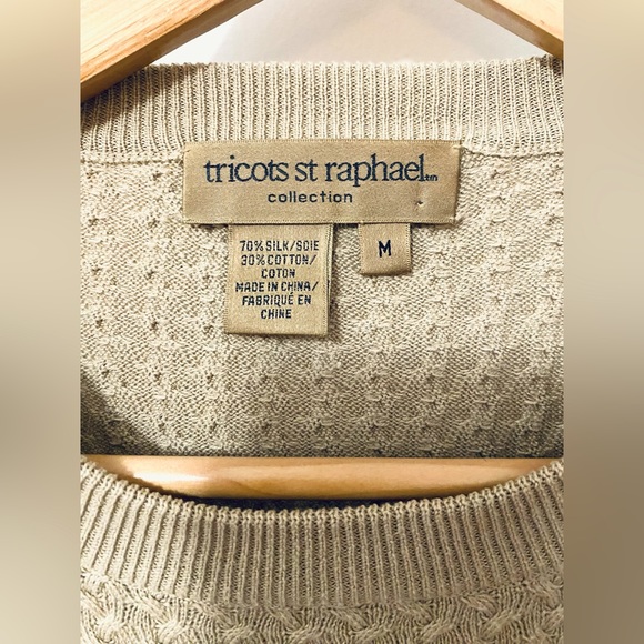 Vintage Beige Crewneck Sweater - Picture 3 of 7